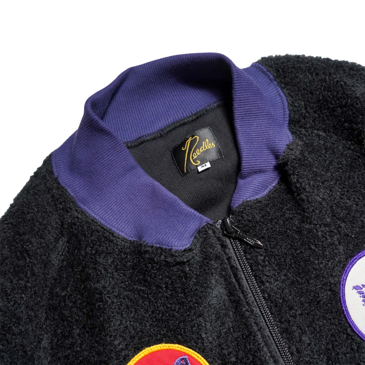 Needles / Souvenir Jacket - Knit Pile (Black) ネック
